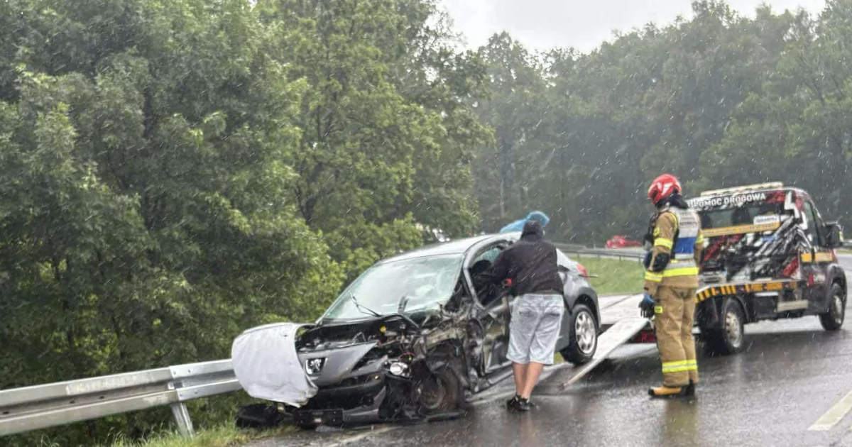 Kolizja na krajowej „28”
