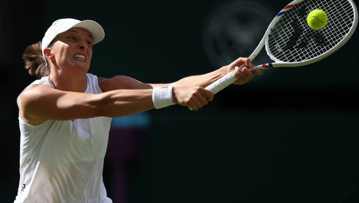 ​Iga Świątek triumfatorką Wimbledonu po wygranej w finale z Amerykanką Anisimovą