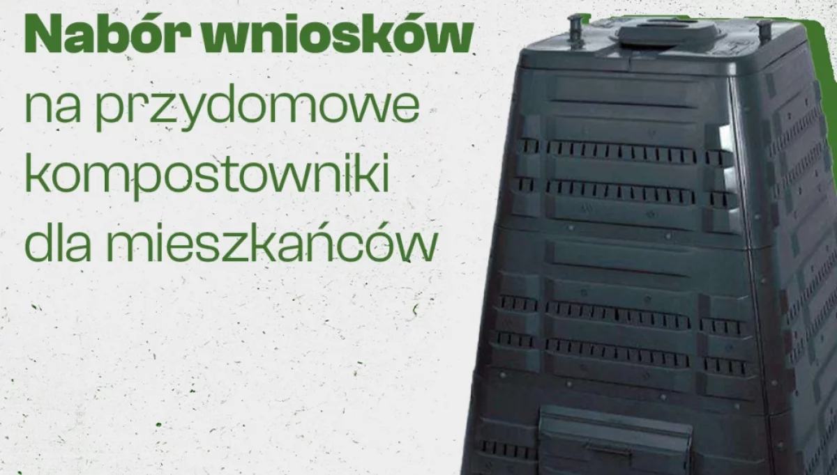 Ruszył nabór wniosków o nieodpłatne kompostowniki 