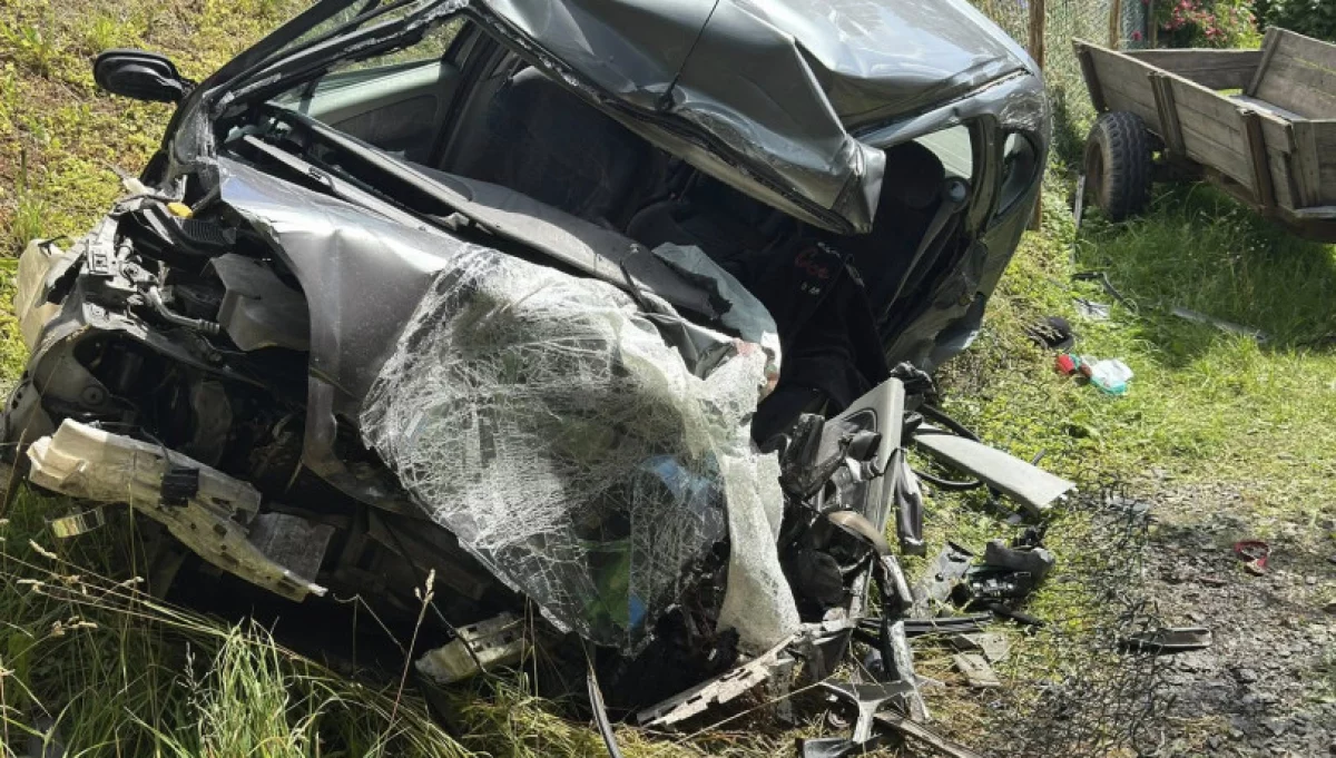 Wypadek śmiertelny na DK 28 w Rabce-Zdroju/fot.: KPP Nowy Targ