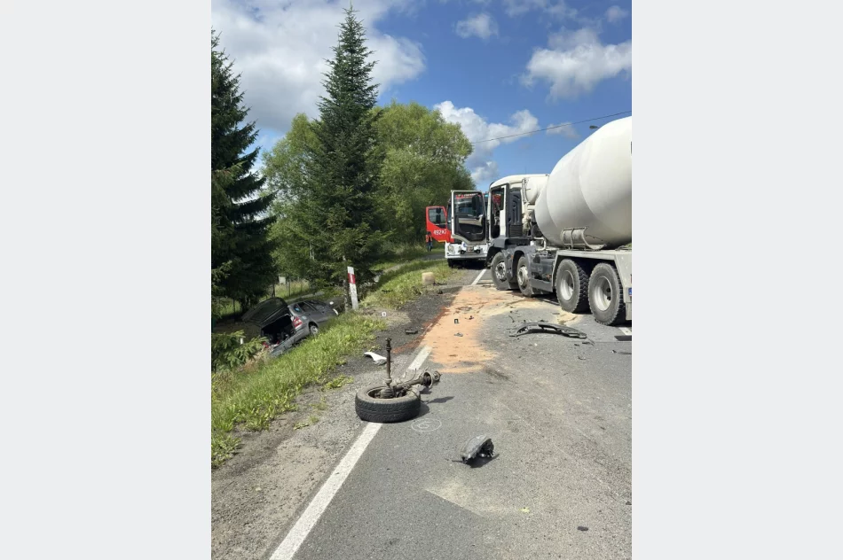 Śmiertelny wypadek na DK 28, mieszkaniec Limanowszczyzny w szpitalu - zdjęcie 2