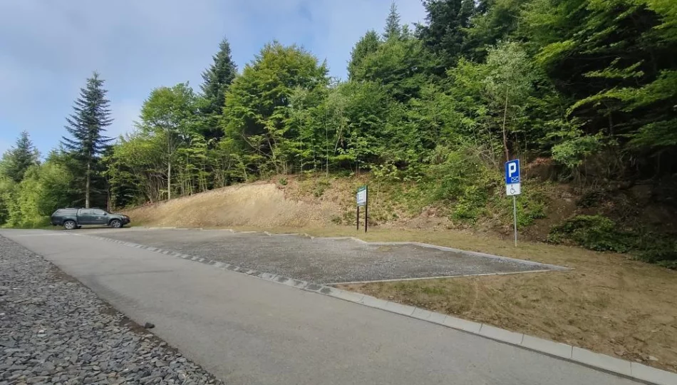 Nowy parking leśny dostępny dla turystów - zdjęcie 1