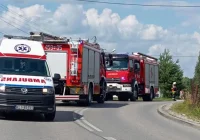 Pasażerka motocykla trafiła do szpitala - zdjęcie główne