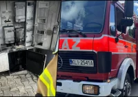 Pożar skrzynki elektrycznej  - zdjęcie główne