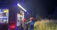 Samochód wypadł z drogi i dachował - zdjęcie 2