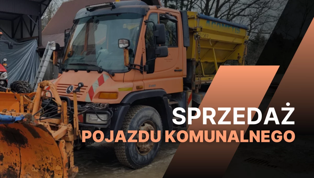 Sprzedaż pojazdu komunalnego DAIMLER BENZ UNIMOG 405/12
