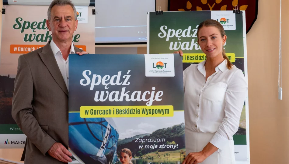 Klaudia Zwolińska ambasadorką kampanii promującej Gorce i Beskid Wyspowy - zdjęcie 1