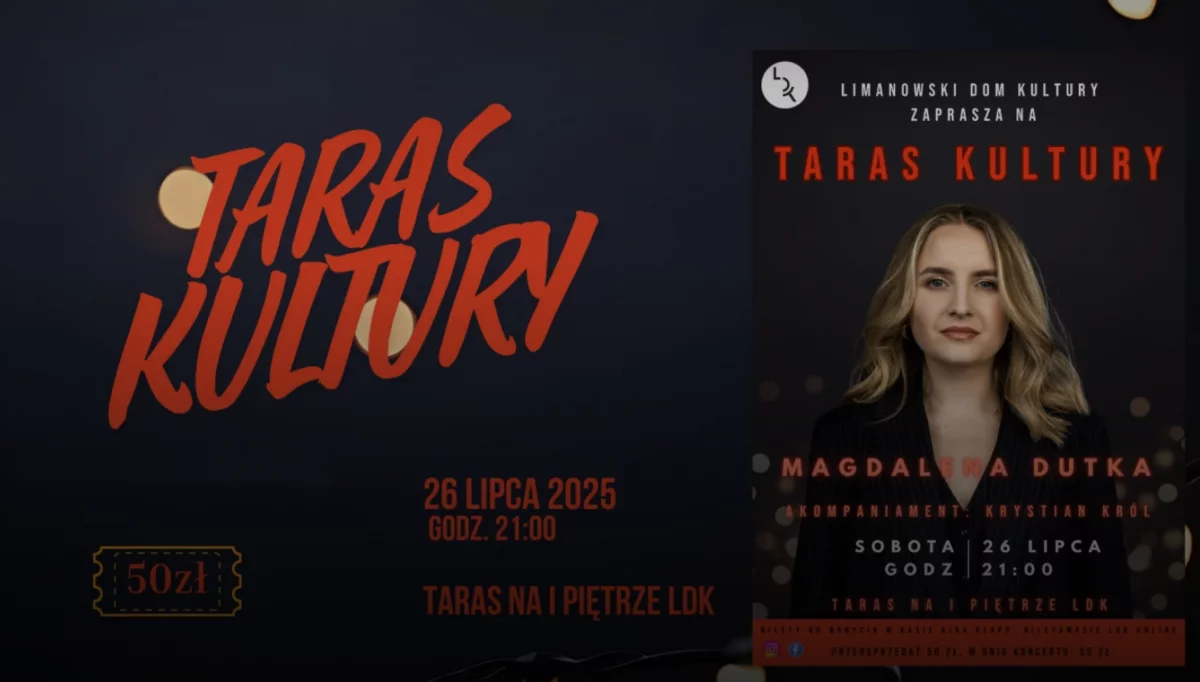 Magdalena Dutka i Krystian Król wystąpią na “Tarasie kultury”