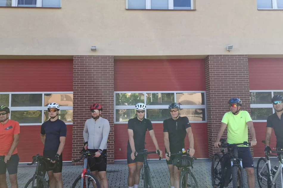 Nasi strażacy znów pojechali rowerami na Jasną Górę - zdjęcie 9