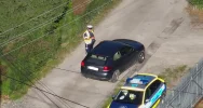 Dron policyjny ujawnił 9 wykroczeń na drogach Limanowszczyzny - zdjęcie 2