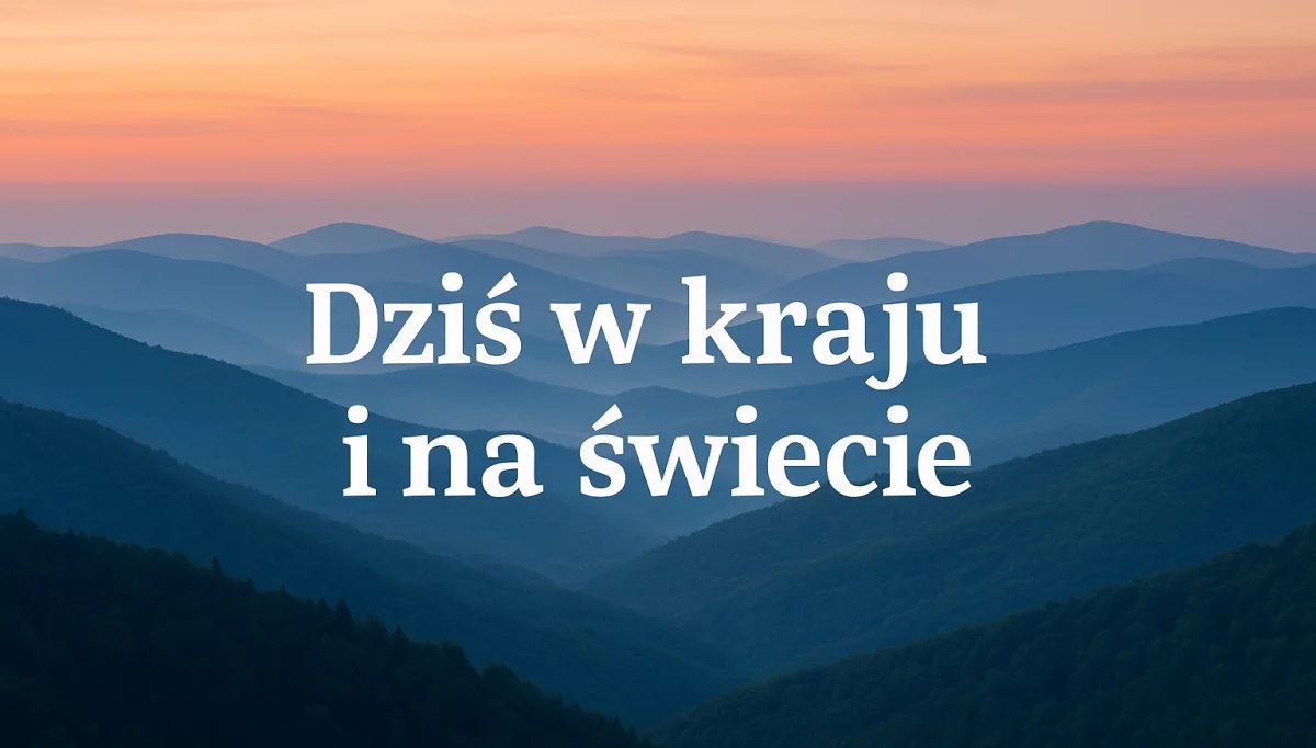 Kartka z kalendarza - dziś w kraju i na świecie (wtorek, 29 lipca)
