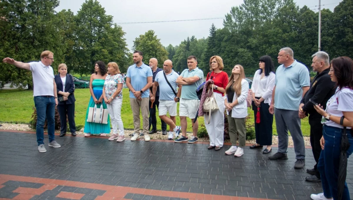 Delegacja z wizytą w partnerskim Truskawcu