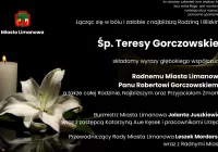 Wyrazy współczucia dla Radnego Roberta Gorczowskiego, Rodziny i Bliskich Śp. Teresy Gorczowskiej - zdjęcie główne