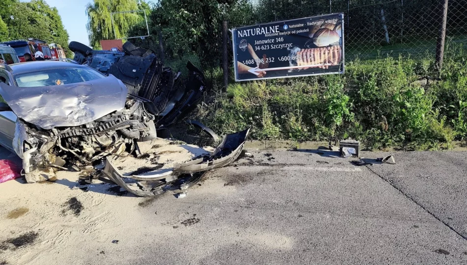 Pięć osób trafiło do szpitali, jedna zabrana śmigłowcem LPR - zdjęcie 1