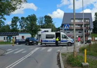 Zderzenie samochodu i motocykla na DK 28 - zdjęcie główne