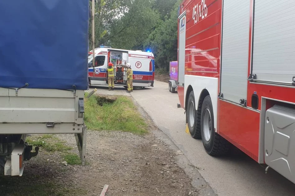 33-latek trafił do szpitala. Sprawę bada policja i inspekcja pracy - zdjęcie 2
