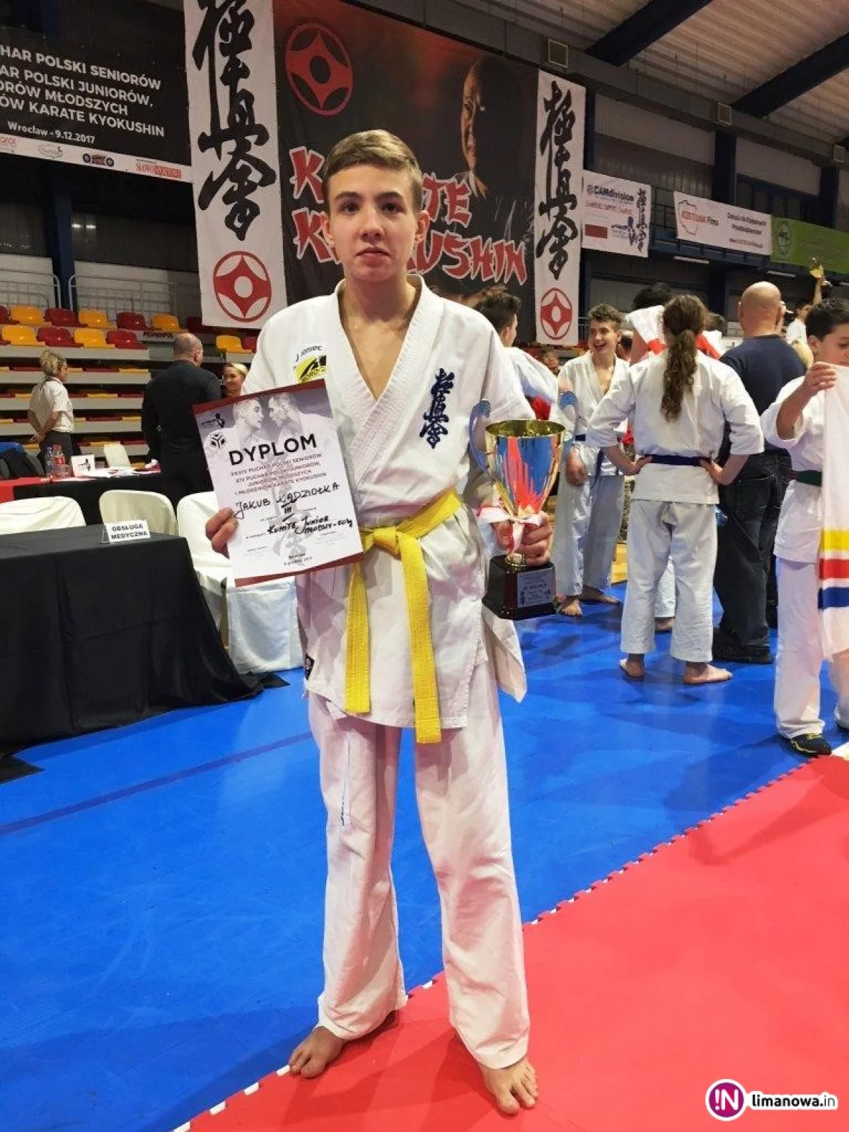 Jakub Kądziołka brązowym medalistą Pucharu Polski Karate Kyokushin