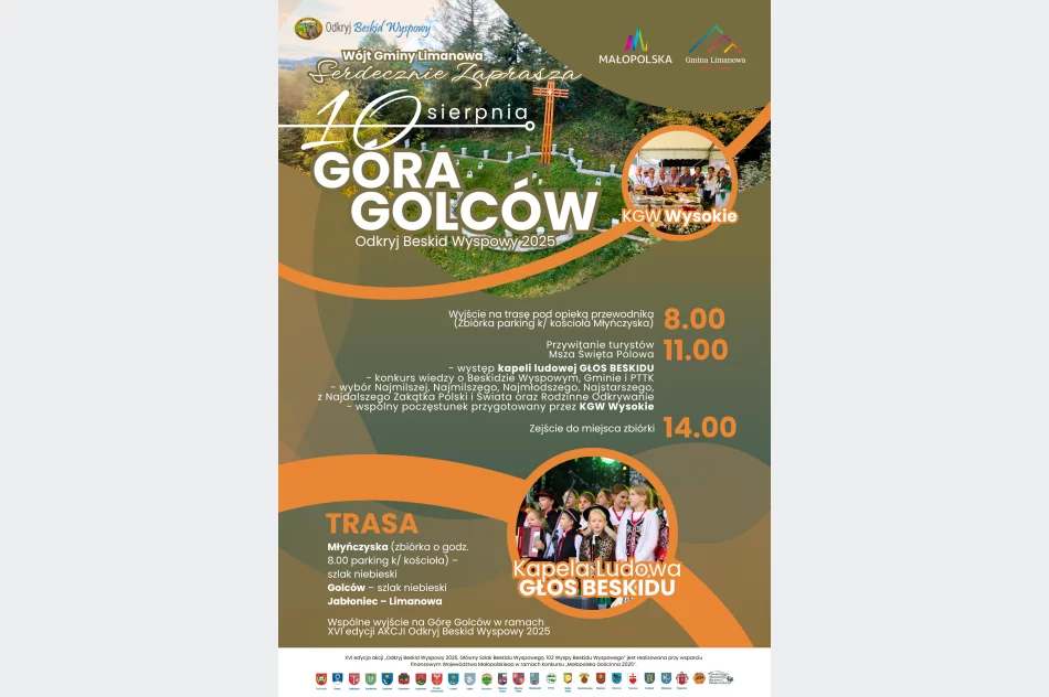 Zapraszamy na górę Golców! – Odkryj Beskid Wyspowy 2025 - zdjęcie 2