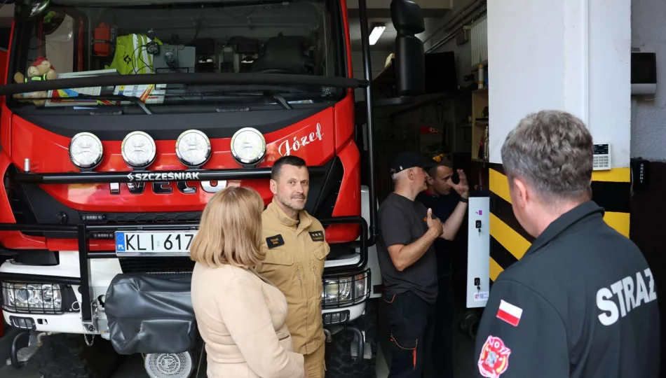 Dokonano odbioru technicznego systemu ostrzegania i alarmowania w OSP Łososina Górna - zdjęcie 1