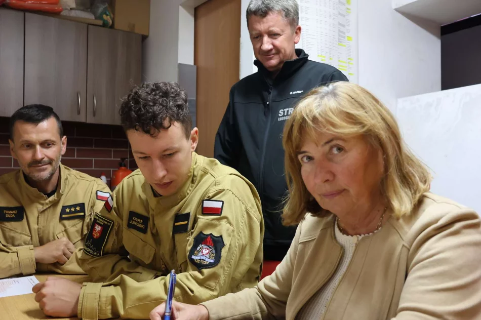 Dokonano odbioru technicznego systemu ostrzegania i alarmowania w OSP Łososina Górna - zdjęcie 20
