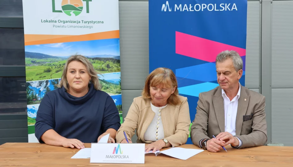 Miasto Limanowa otrzymało dwie stacje naprawy rowerów, w ramach realizowanego przez LOT Powiatu Limanowskiego projektu! - zdjęcie 1