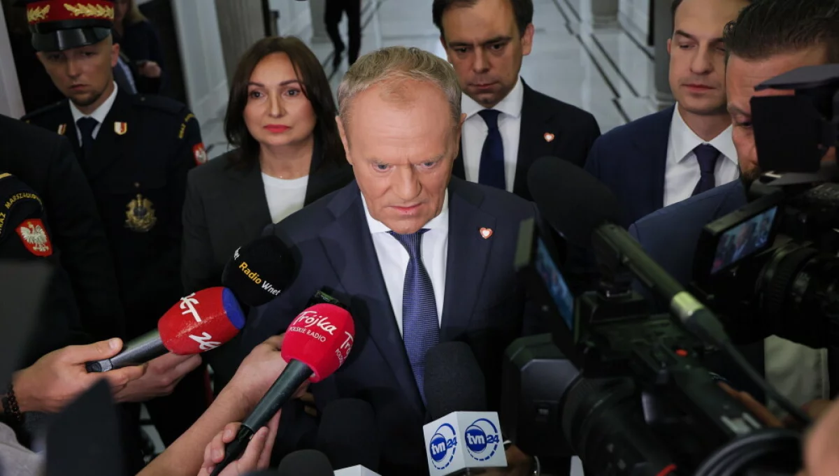 Tusk o orędziu prezydenta: widać chęć posiadania kompetencji premiera i rządu