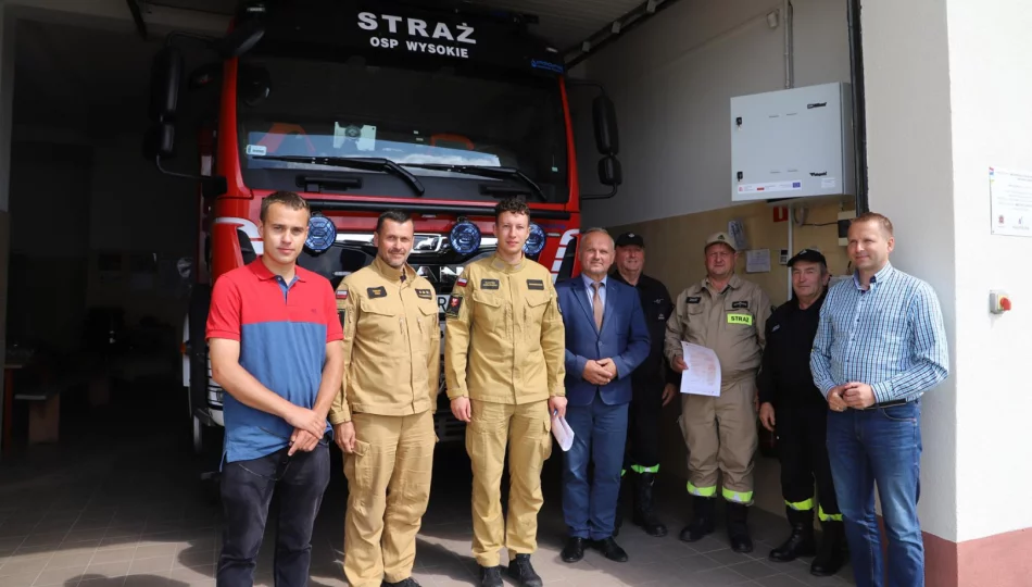 OSP Wysokie z nową syreną alarmową - zdjęcie 1