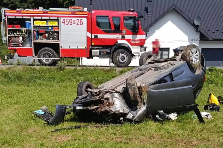 36-latka miała blisko 3 promile - doprowadziła do dachowania - zdjęcie 3