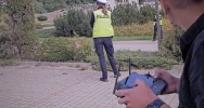 Dron nad drogami. Policja kontrolowała kierowców z powietrza (WIDEO) - zdjęcie 3