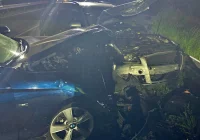 Kolizja BMW i Audi na DK 28 – pasażerka trafiła do szpitala - zdjęcie główne