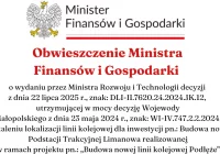 Obwieszczenie Ministra Finansów i Gospodarki - zdjęcie główne