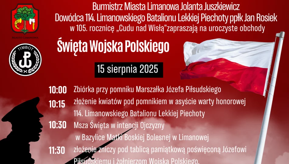 15 sierpnia odbędą się obchody Święta Wojska Polskiego - zdjęcie 1