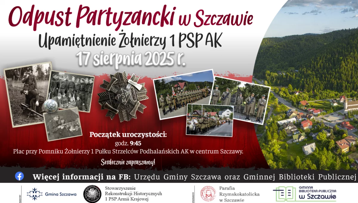 Odpust partyzancki – program uroczystości i informacje organizacyjne