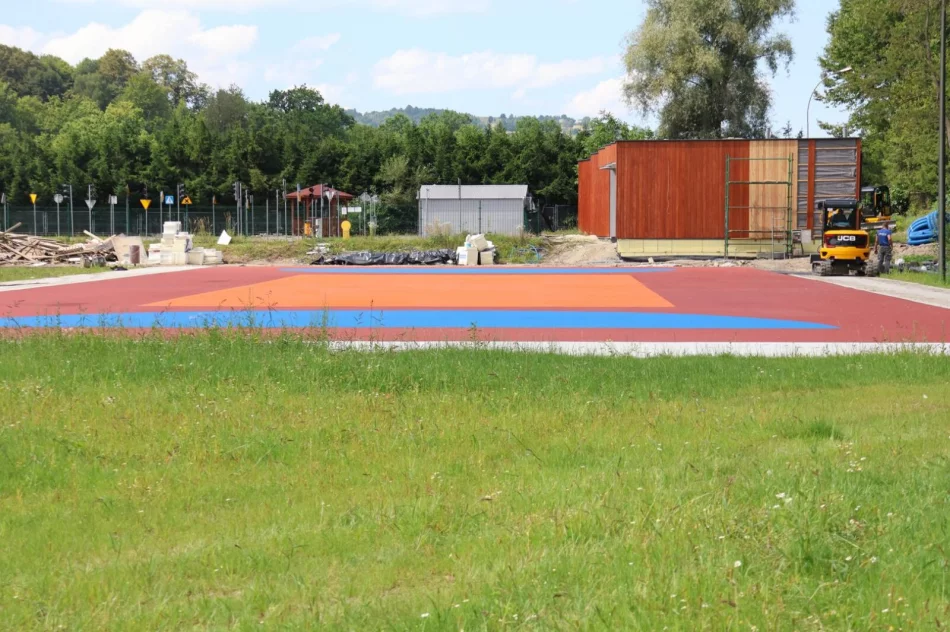 Burmistrz sprawdziła postępy budowy kompleksu rekreacyjnego - zdjęcie 5
