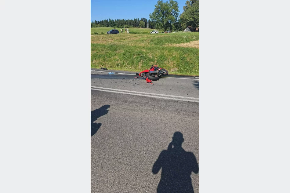 Wypadek z udziałem motocykla - zdjęcie 2