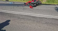 Wypadek z udziałem motocykla - zdjęcie 2