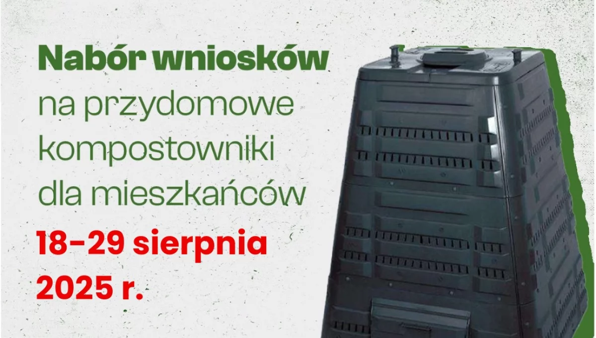 Miasto ponownie rozdaje kompostowniki. Ruszył nabór wniosków