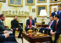 Trump wyraził gotowość do pomocy Europejczykom w zagwarantowaniu pokoju w Ukrainie - zdjęcie główne