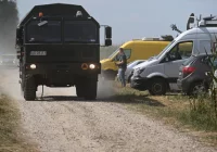Źródło MON: dron wojskowy bez głowicy, najprawdopodobniej tzw. wabik - zdjęcie główne