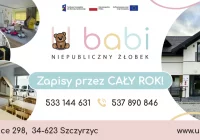 Żłobek „U Babi” – bezpieczna przestrzeń pierwszych doświadczeń (czesne 0 zł) - zdjęcie główne