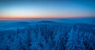Mroźna noc - ostrzeżenie IMiGW. Zdjęcia: mroźny poranek na Mogielicy - zdjęcie 4