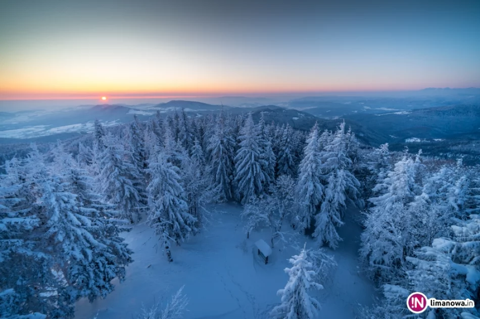 Mroźny poranek na Mogielicy - zdjęcie 15