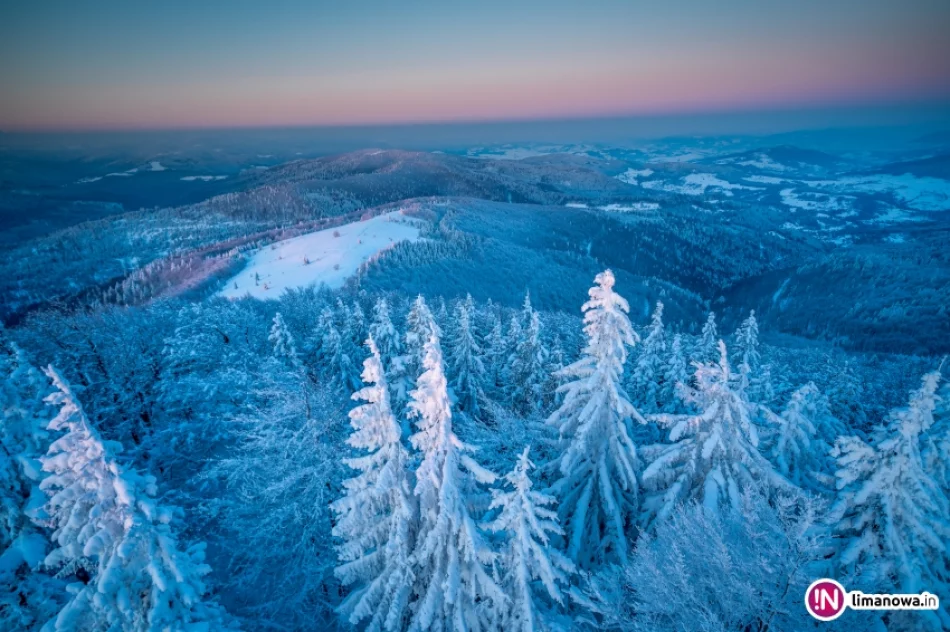 Mroźny poranek na Mogielicy - zdjęcie 18