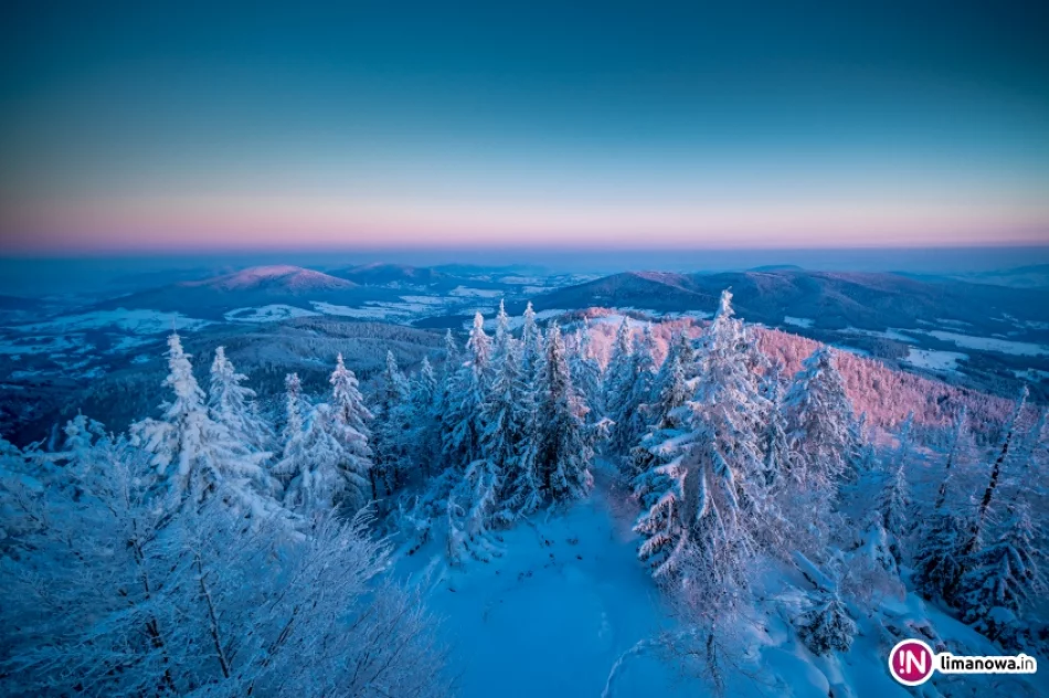Mroźny poranek na Mogielicy - zdjęcie 20