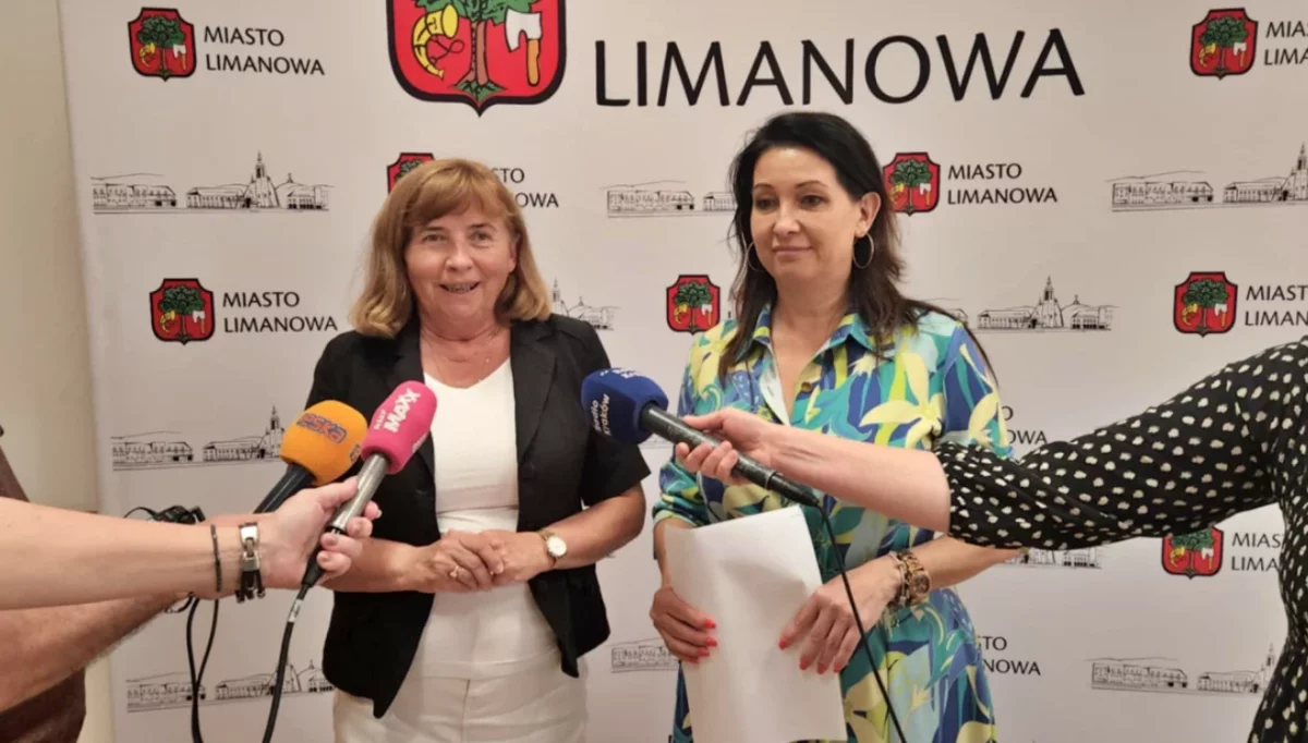 Konferencja prasowa w Urzędzie Miasta Limanowa