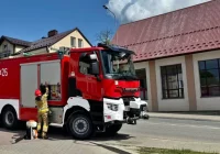 Plama oleju z karetki na DK28 - zdjęcie główne