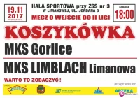 Gorlice na drodze limanowskich koszykarzy - zdjęcie główne