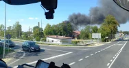 Nasi strażacy pomagali w gaszeniu pożaru hali w Tarnowie - zdjęcie 3