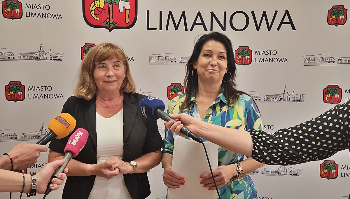 Konferencja prasowa w Urzędzie Miasta Limanowa