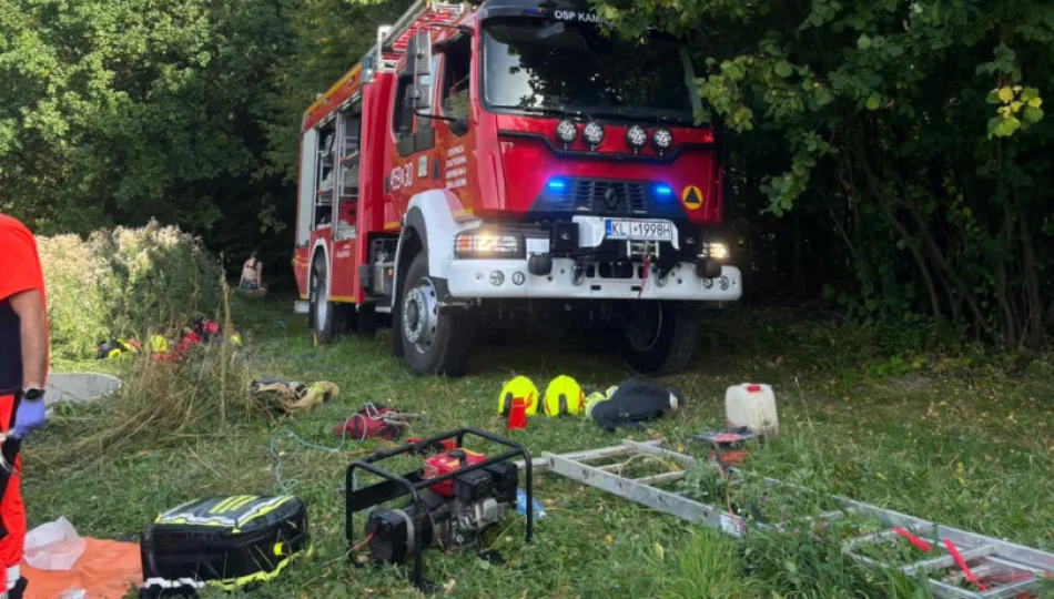 27-latek porażony prądem wpadł do studni - zdjęcie 1